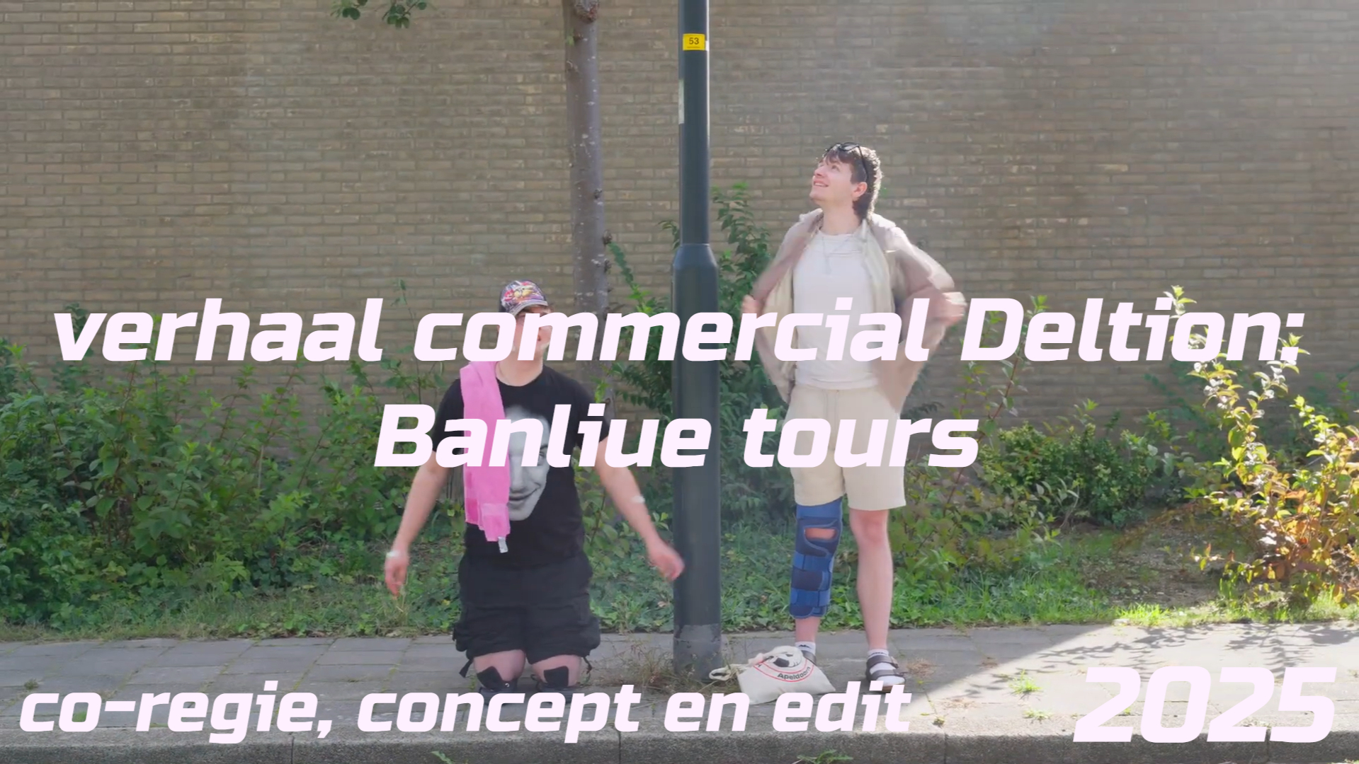 verhaal commercial Deltion: Banliue tours (co-regie, concept en edit) 2025